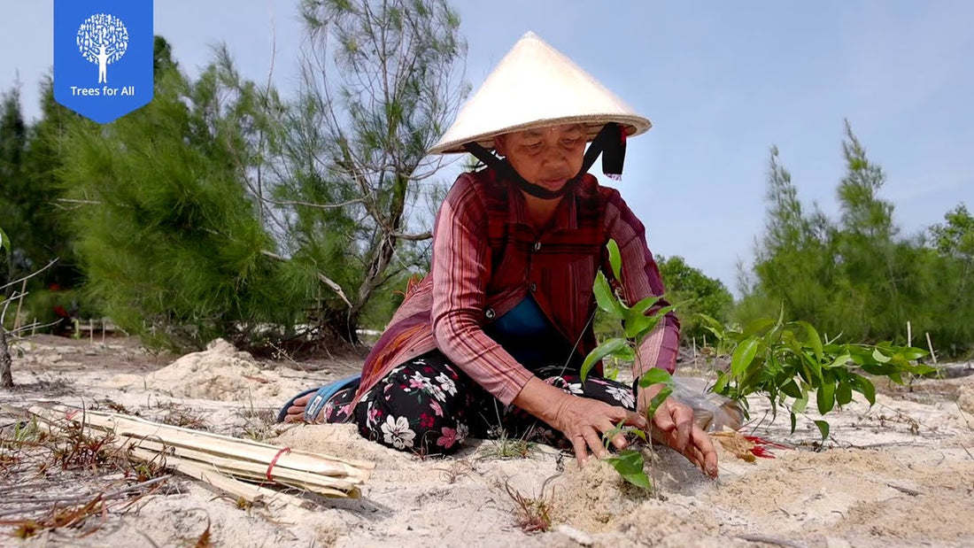 Een warm gebaar voor de natuur: Onze samenwerking met Trees for All