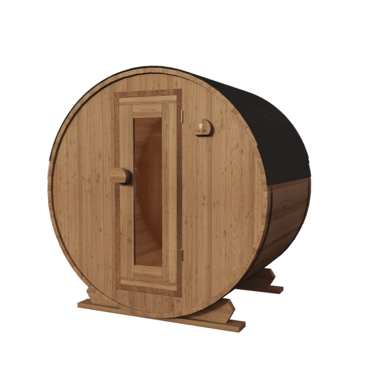 Thermowood Vuren Barrelsauna 140 cm voor 2 personen